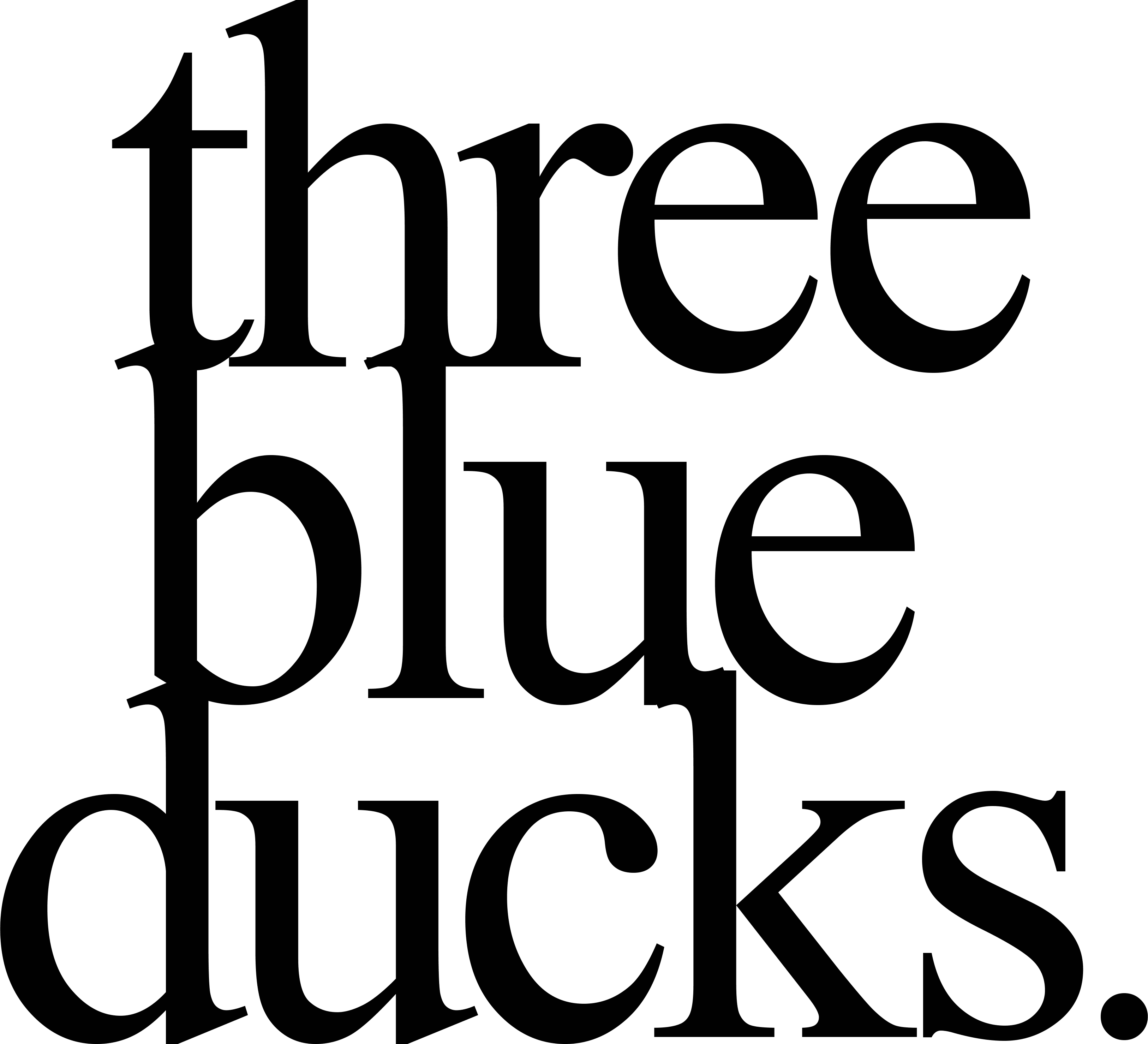 Three Blue Ducks