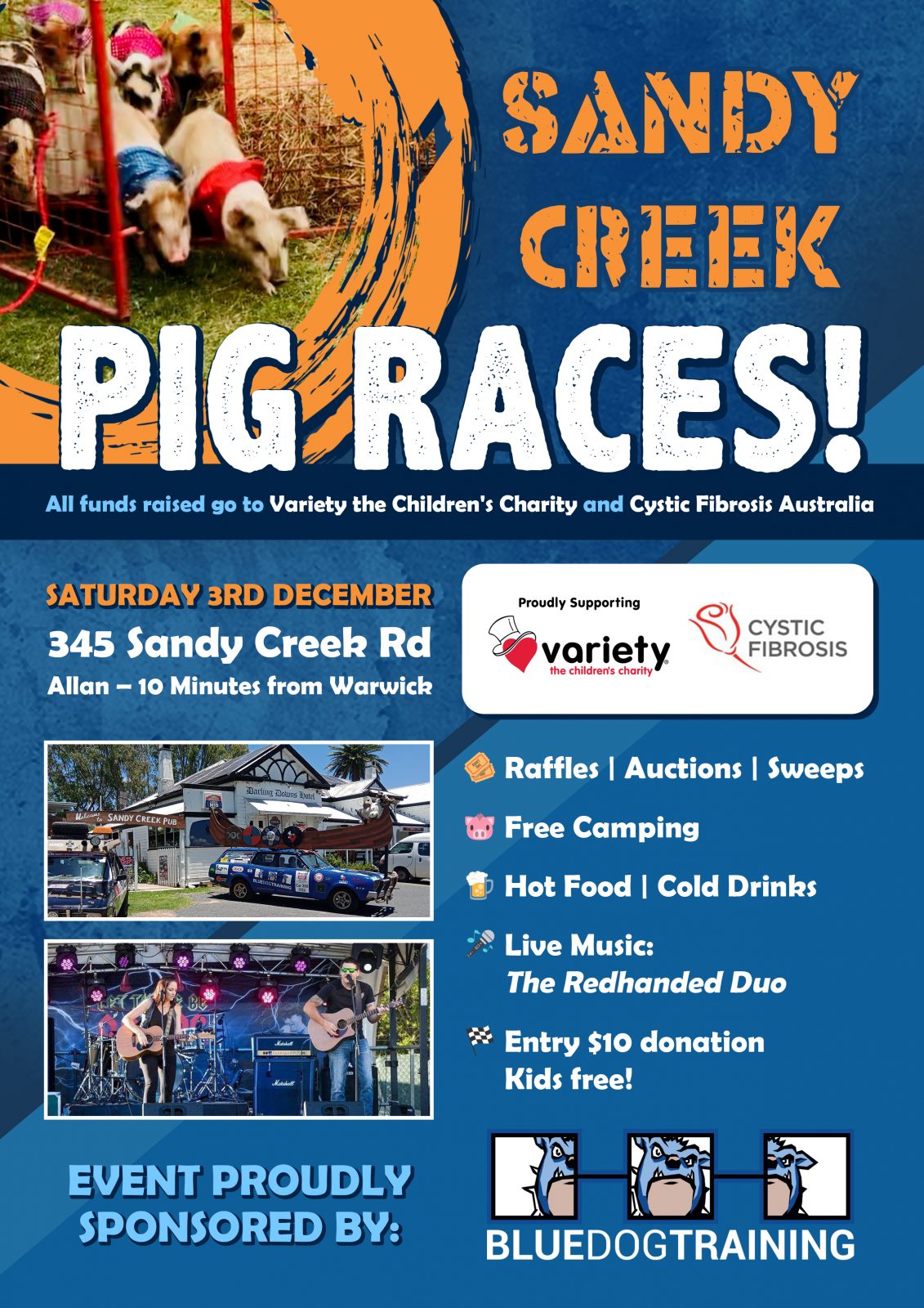 Sandy Creek Pig Races • Variety
