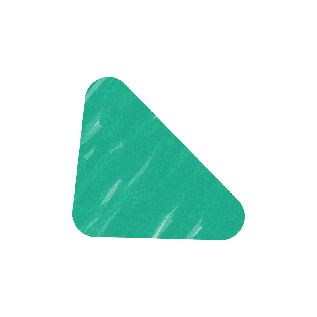 Variety Squiggle Shape - green triangle