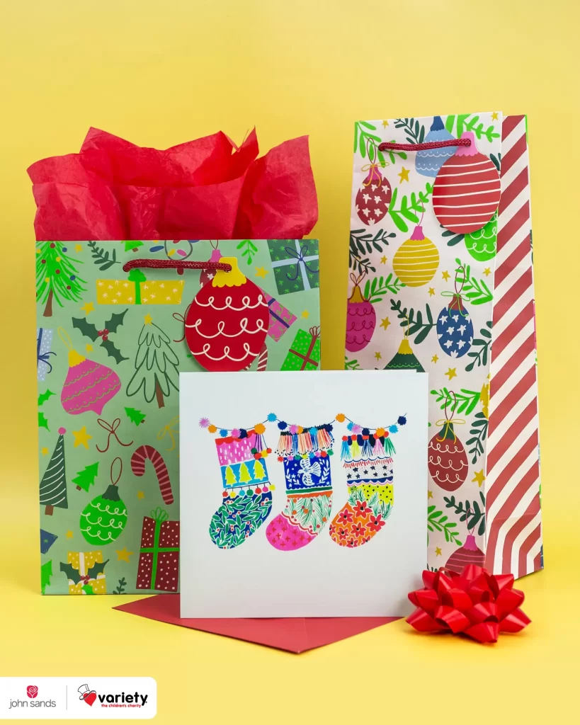 Beautiful John Sands Christmas bags and cards